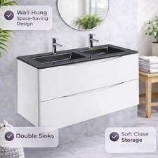 1200mm Wall Hung Bathroom