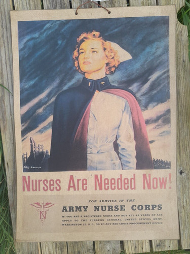 Vintage ww2 recruiting army - recruiting,