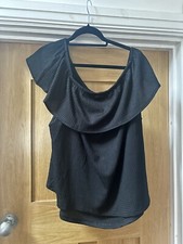 F&F black off the shoulder top. Size 22