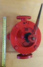 Vintage narrowboat No.1 SEMI ROTARY HAND PUMP  untested -  lamp?