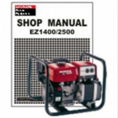 Honda ez1400 and ez2500 - ez1400,