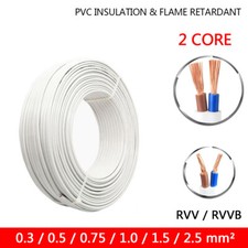 2 Core 0.3-4mm² PVC Insulated