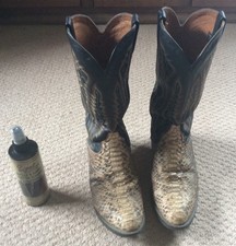 Snakeskin Cowboy Boots (UK