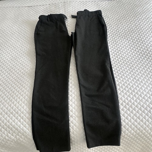 Girls grey regular fit - m&s,