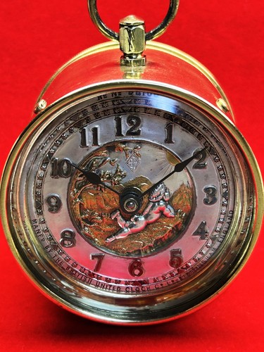 Antique british united clock - british,