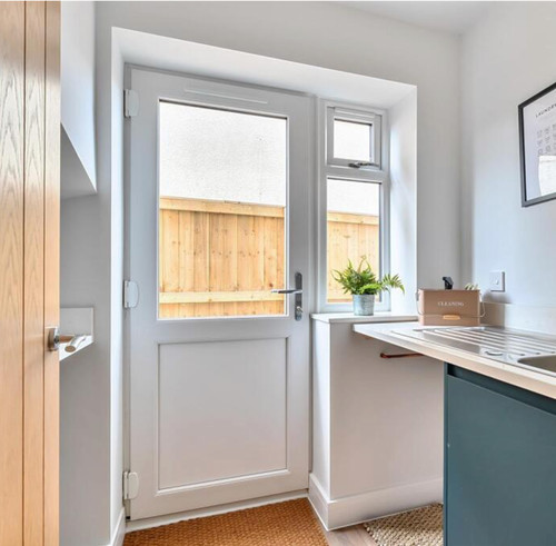 Upvc half glazed - upvc, panel