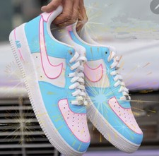 Custom Air Force 1 Light Blue