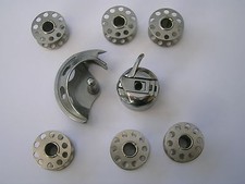 SEWING MACHINE SHUTTLE + BOBBIN CASE 6 BOBBINS FIT TOYOTA/BROTHER/JANOME/NEWHOME