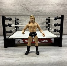  TRIPLE H Hunter Hearst Helmsley Jakks 7" WWE Wrestling Figure 1999 Black Gear