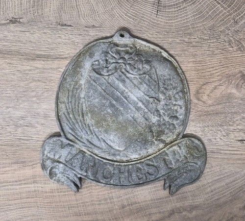 Antique lead fire mark - antique,