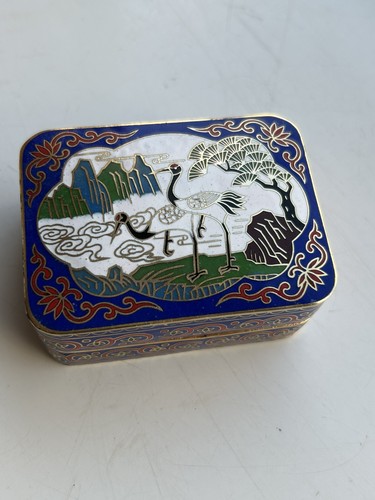 Chinese cloisonne box - chinese,