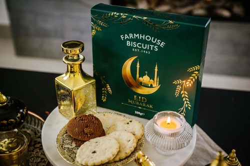 Eid mubarak biscuit gift box - biscuit,