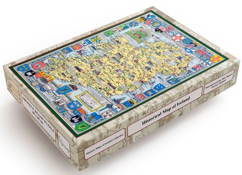 Pictorial jigsaw map - pictorial, of