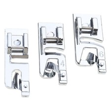 3 Pcs Rolled Hem Presser Foot