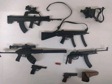 1/6 Job lot weapons SMG assault rifle pistol 1911 MP5 NVG DID Dragon 