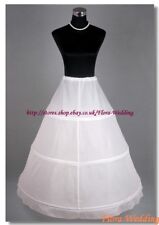 3-HOOP WEDDING/PROM PETTICOAT/UNDERSKIRT/CRINOLINE,S-XL