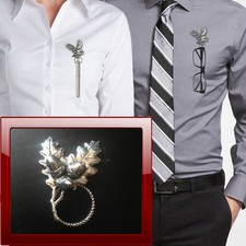 Oak Leaves C24 Brooch drop