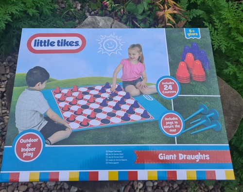 Draughts board game giant - board, game-giant