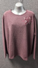 Bon Marche Knitted Jumper Wine