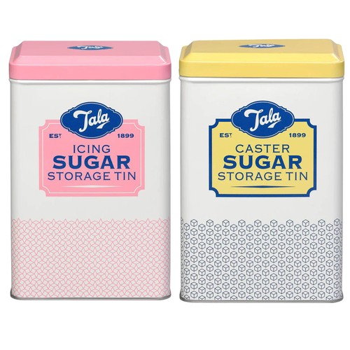 Icing caster sugar storage tin - icing,