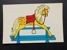 An Old Wooden Rocking Horse Vintage Postcard J17