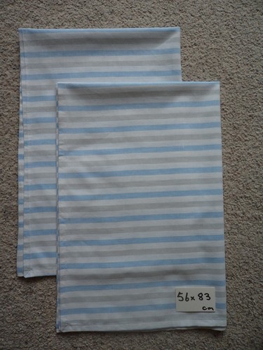 Pair candy stripe - cotton, blue