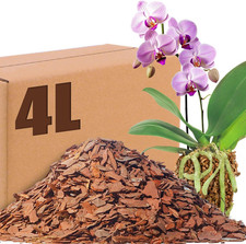 4L Orchid Potting Mix Mulch for Garden （8-15Mm）Orchid Compost-All Natural Pine B