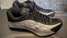 Nike Shox R4 Black Metallic Silver UK 10, US 11