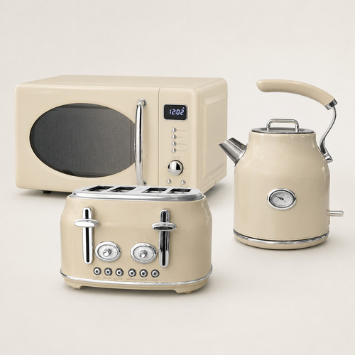 Cream retro kitchen bundle - kitchen,