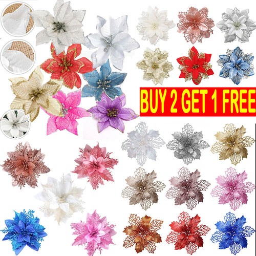 10x christmas large - large, poinsettia
