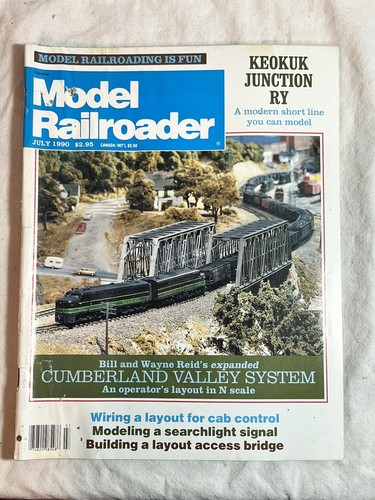 Model railroader july - model,