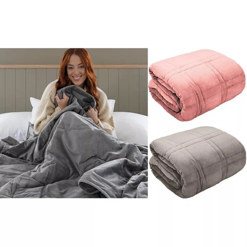 New weighted velour blanket - weighted,