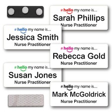 Hello My Name Is Badge Tag