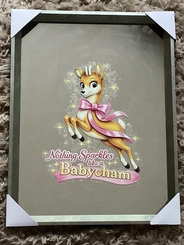 Babycham style bar mirror - ,