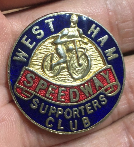 Rare vintage west ham speedway - rare,