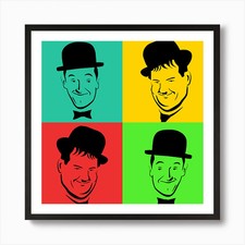 Laurel and hardy art - and, bk