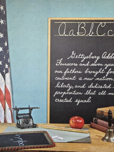 School room flag - room, chalkboard