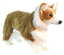 Hansa  Welsh Corgi Plush Soft Toy Dog  6686  Brand New With Tags   UK Seller
