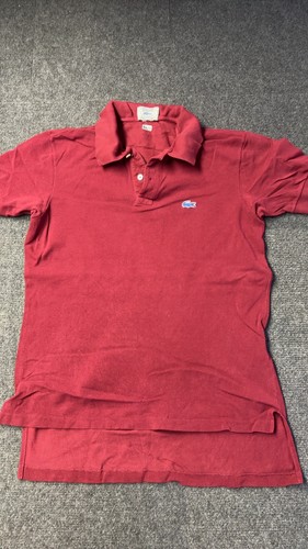 Lacoste red polo shirt - red,