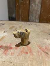 Victorian Carved Novelty Whistle Of A Dogs Head