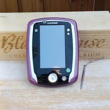 LeapFrog LeapPad2 Explorer Kids Tablet Pink/Purple case  Stylus reset 