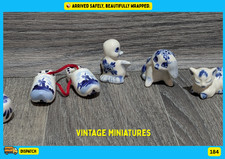 6x Dutch Delft Miniatures –