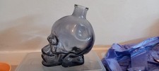 Glass Skull Shaped Bottle Wine