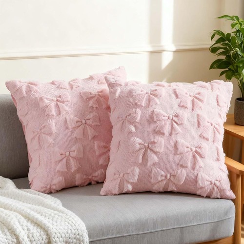 Pink cushion covers - 2x,