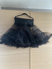 Lindy Bop Black Rockabilly Petticoat 8-14