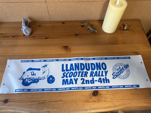Vintage scooter rally leg - vintage,