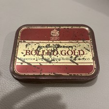 Benson & Hedges Rolled Gold Tobacco Tin Vintage - rolling tobacco (empty)