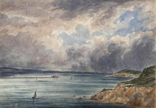 Early victorian watercolour - victorian,