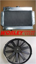 2 Rows Aluminum radiator for