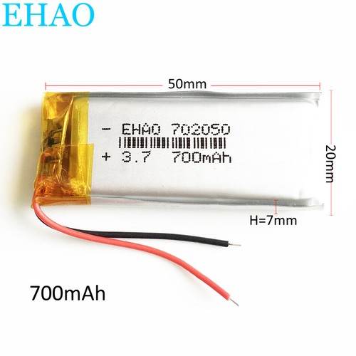 700mah lipo rechargeable - 3.7v,